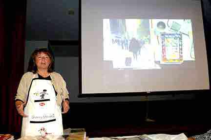 Displaying the watercolor from the John Salminen Workshop