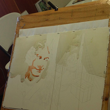 The portrait and the story.