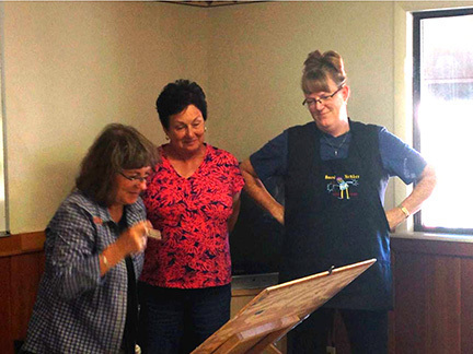 Have you ever tried to paint and talk at the same time?