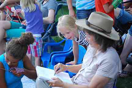 Sketching at the Days of 47 Parade