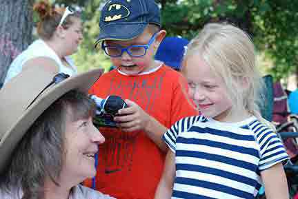 Kids love to have you draw their picture