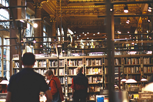 Tropismes Bookstore, Brussels by juliettetang