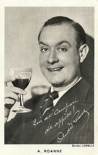 André Roanne. publicity for Campari