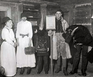 A Swedish Yule Goat, 1917