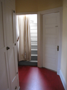 This is about the best the stairs ever looked. Because you are far enough away not to see the flaws.