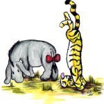 Classic Eeyore and Tigger by Nick Davis