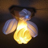 repkid’s Fractal Lamp features 3D printed Koch vases with an IKEA dioder for illumination