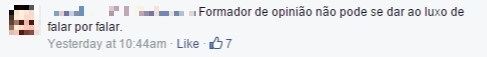 De certa forma é um elogio