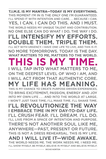 TIME Mantra-pink-Richie Norton