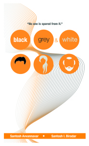 Black, Grey and White Book Cover 