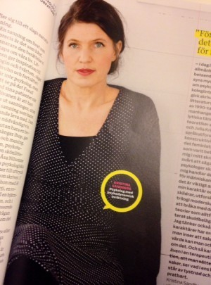 En allvarlig psykolog. Kristina Sandberg