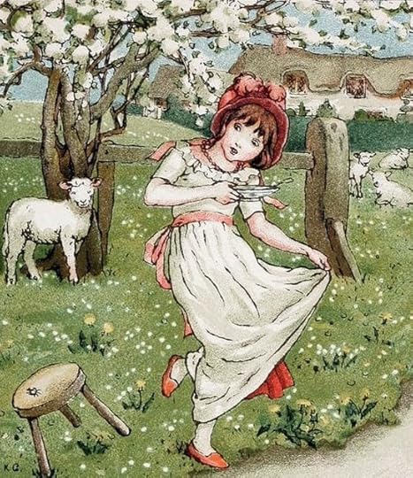 Little Miss Muffet by Kate Greenaway