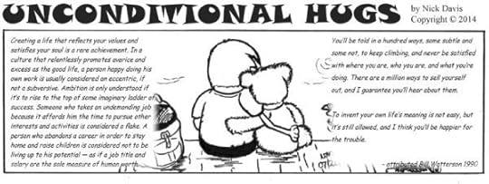 Unconditional Hugs, the comic strip about a Teddy Bear and his Boy by Nick Davis