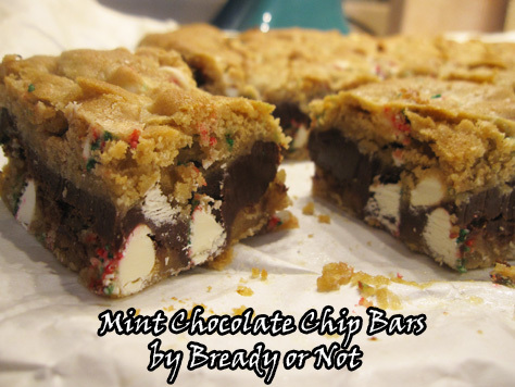 Mint Chocolate Chip Bars