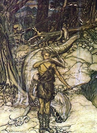 Siegfried and the slain dragon