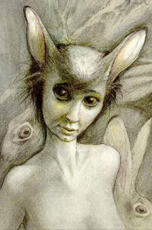 Thumper (from my novel The Wood Wife) by Brian Froud
