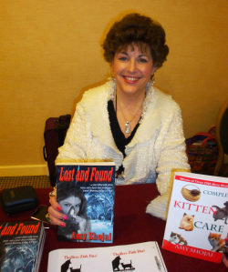 Amy Shojai with Lost And Found book signing, CWA 2012 conference