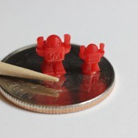 Sample tiny prints at 25 micron resolution.