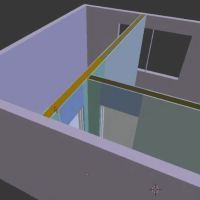 Now, two bedrooms! Sort of like dorm living... I could handle it.