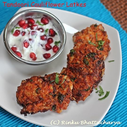 Tandoori Cauliflower Latkes