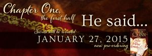 Chapter One, the first half: He said...