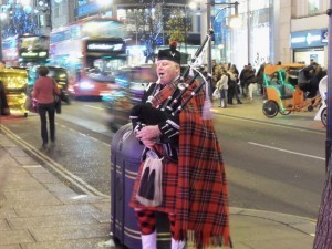 Christmas Bagpiper