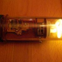 Junophor’s steampunk Emergency Light makes use of disposable camera electronics