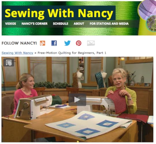 Free-motion Quilting for Beginners on Sewing With Nancy with guest Molly Hanson