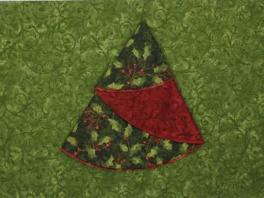 Nancy Zieman Circle Serger Christmas Tree Napkins