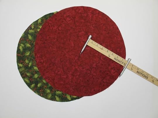 Nancy Zieman Circle Serger Christmas Tree Napkins Cutting