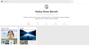 Hailey Rose Barrett's Pinterest Page