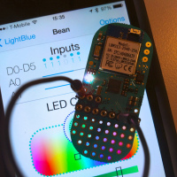 Digital pin 3 connected to GND on the Bean.