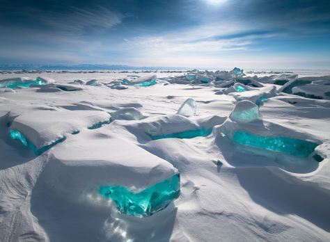 Lake Baikal in winter