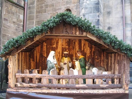 Bremen Christmas market nativity