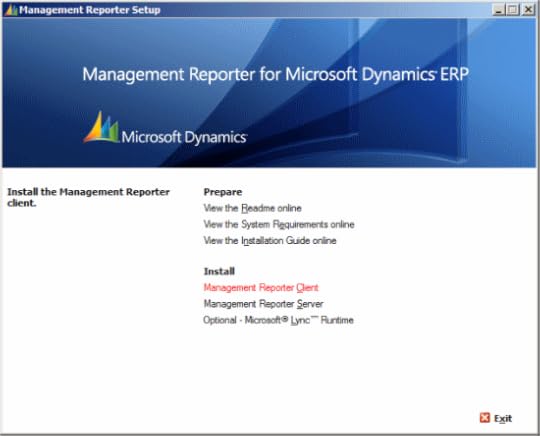 Management Reporter Setup