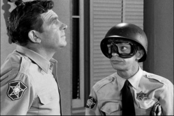 Andy Griffith and Don Knotts