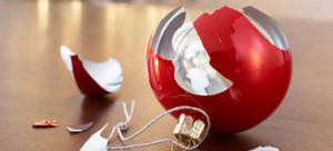 Broken Christmas ball