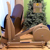 The complete handmade cardboard elliptical