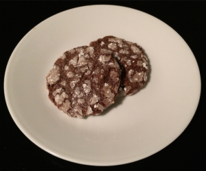 Chocolate Ginger Crinkle Cookies