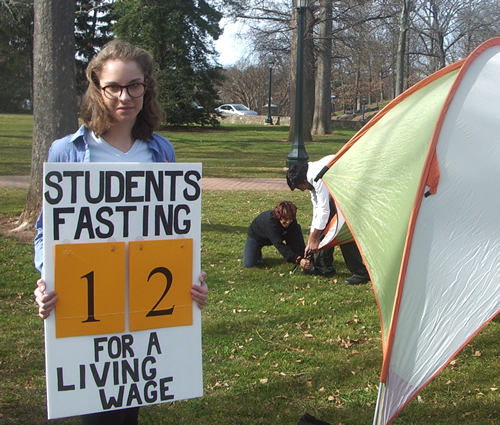 UVA Living Wage Hunger Strike 1