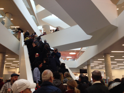 Halifax Central Library on opening day