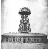 Wardenclyffe Tower at the start of the 20th century.