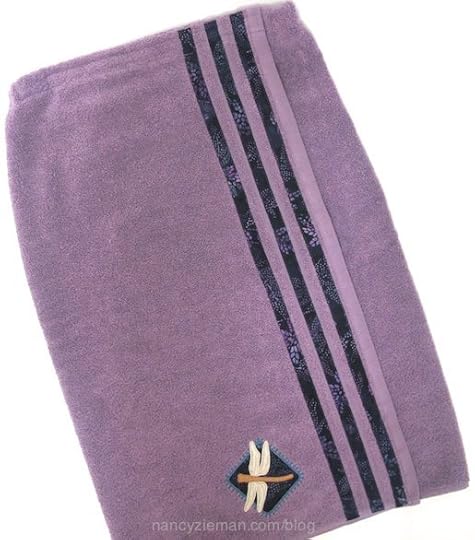How to sew a towel wrap Nancy Zieman