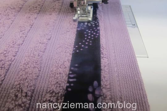 How to Sew an adult towel wrap Nancy Zieman