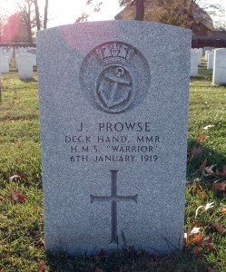 Deck Hand Joseph Prowse, Mercantile Marine Reserve
