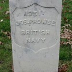 The Original Grave Marker for Joseph Prowse