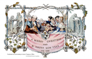Henry Cole's first commercial Christmas card