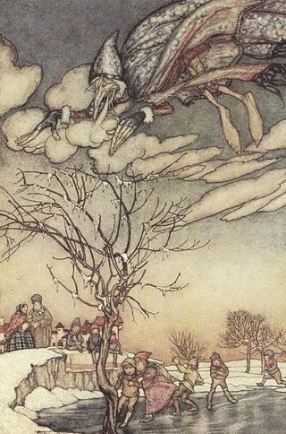 Jack Frost by Arthur Rackham