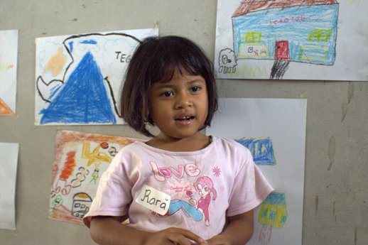 Anak dan menggambar