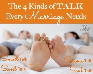 4 Kinds of Talk Every Marriage Needs